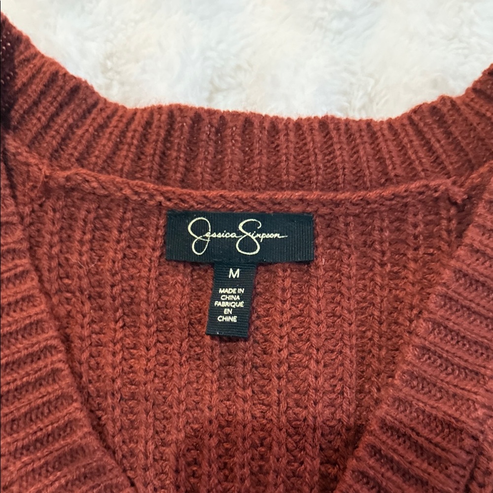 Women's Rust Sweater - Picture 2 of 5